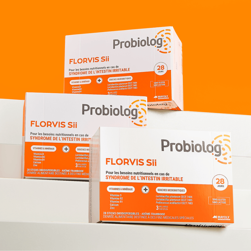 Probiolog FLORVIS Sii sur un piédestal