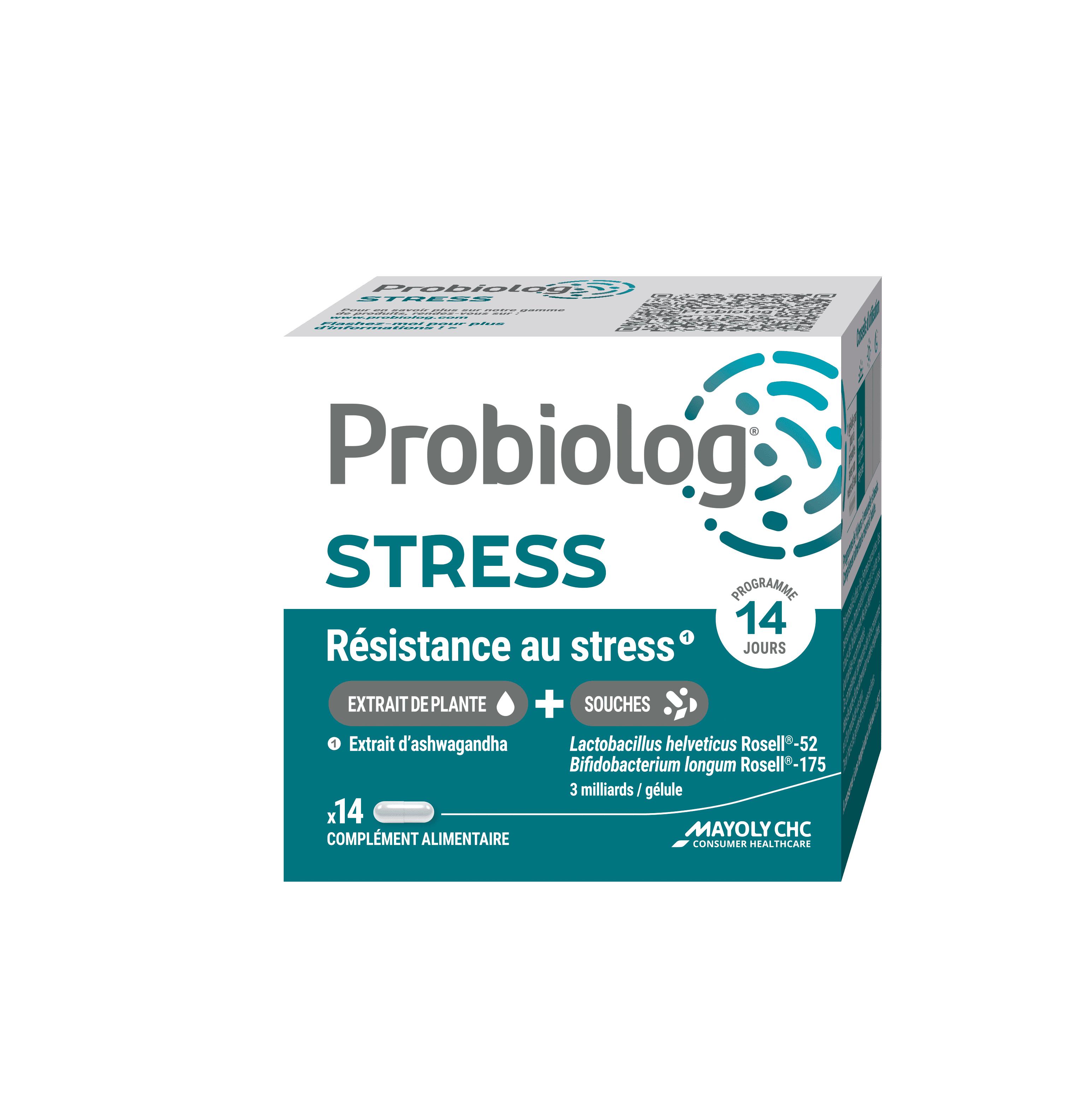 Produit Probiolog STRESS 14 gélules produit 