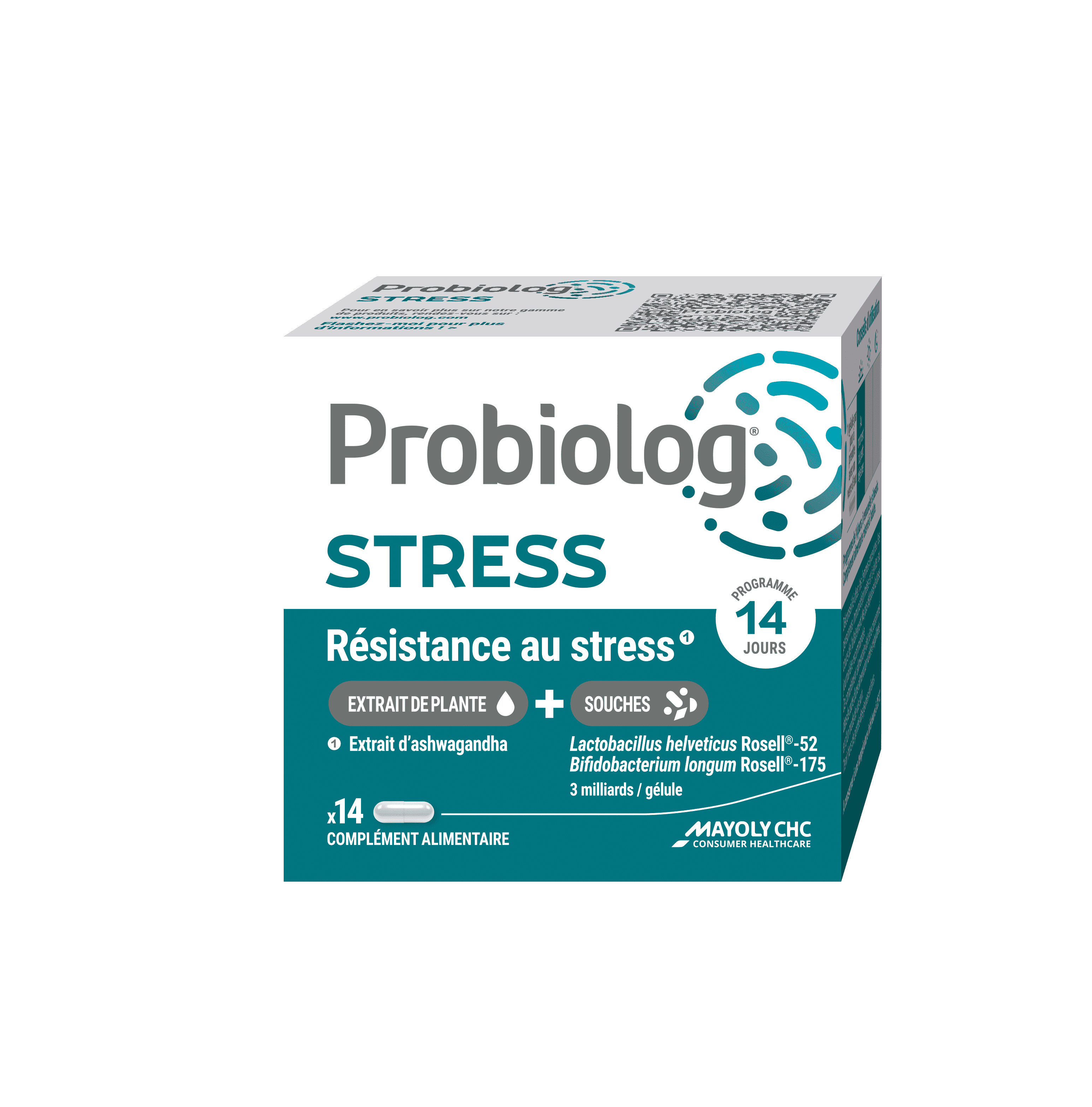 PROBIOLOG-STRESS 14 GELULES_ATY2022 Produit Probiolog STRESS 14 gélules produit