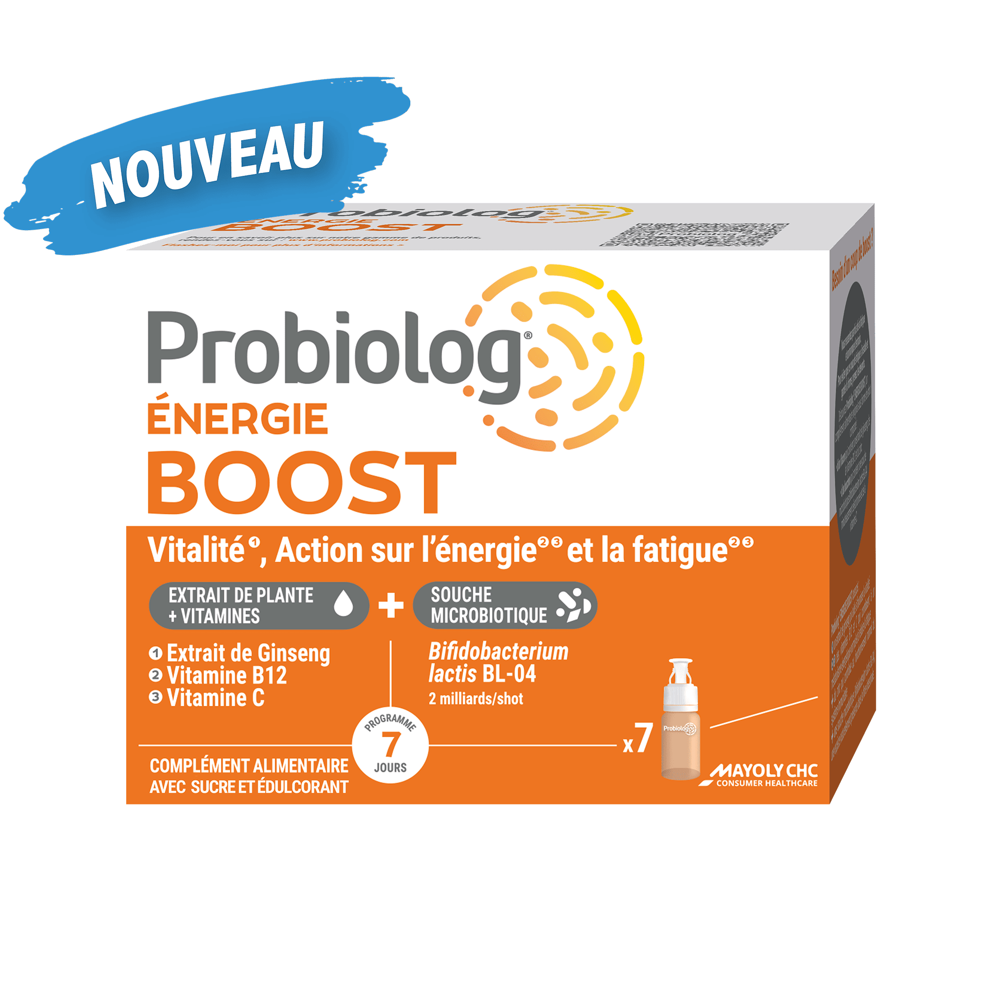 Probiolog ENERGIE BOOST_NOUVEAU Packaging Probiolog ENERGIE BOOST 7 shots